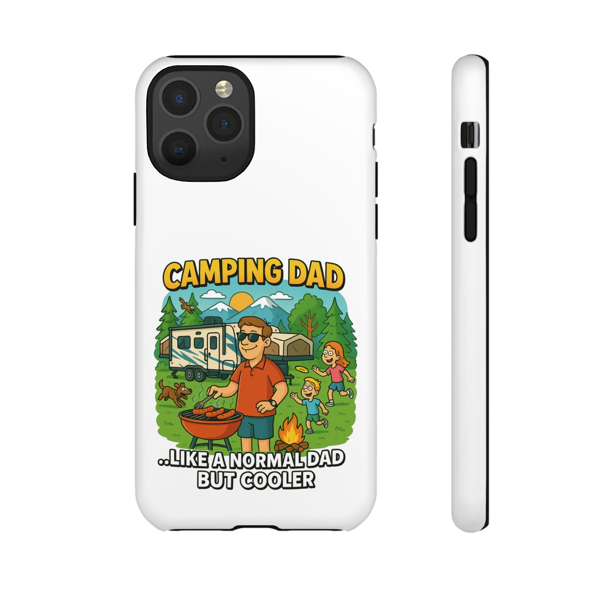 Camping Dad Phone Case - Unique Tough Cover for Outdoor Dads