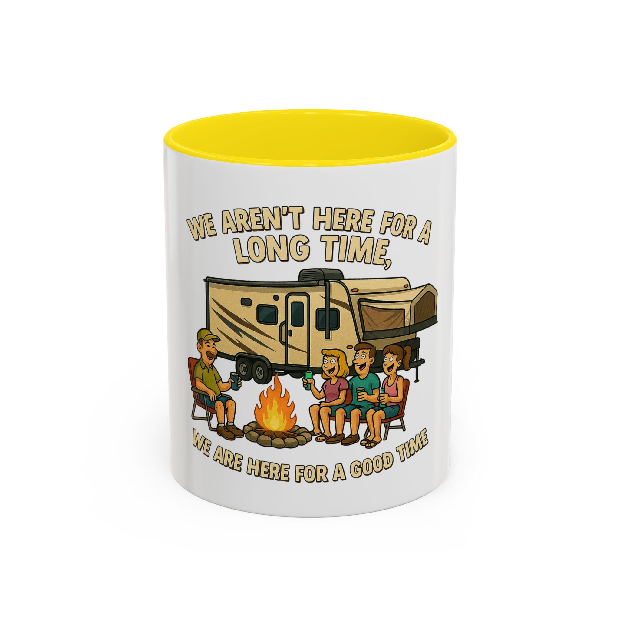 Camping Adventure Coffee Mug - Fun Quote Mug for Outdoor Enthusiasts