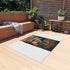 Camping Family Outdoor Rug, Cozy Camp Mat, RV Decor, Family Gathering Accessories, Outdoor Living Essentials