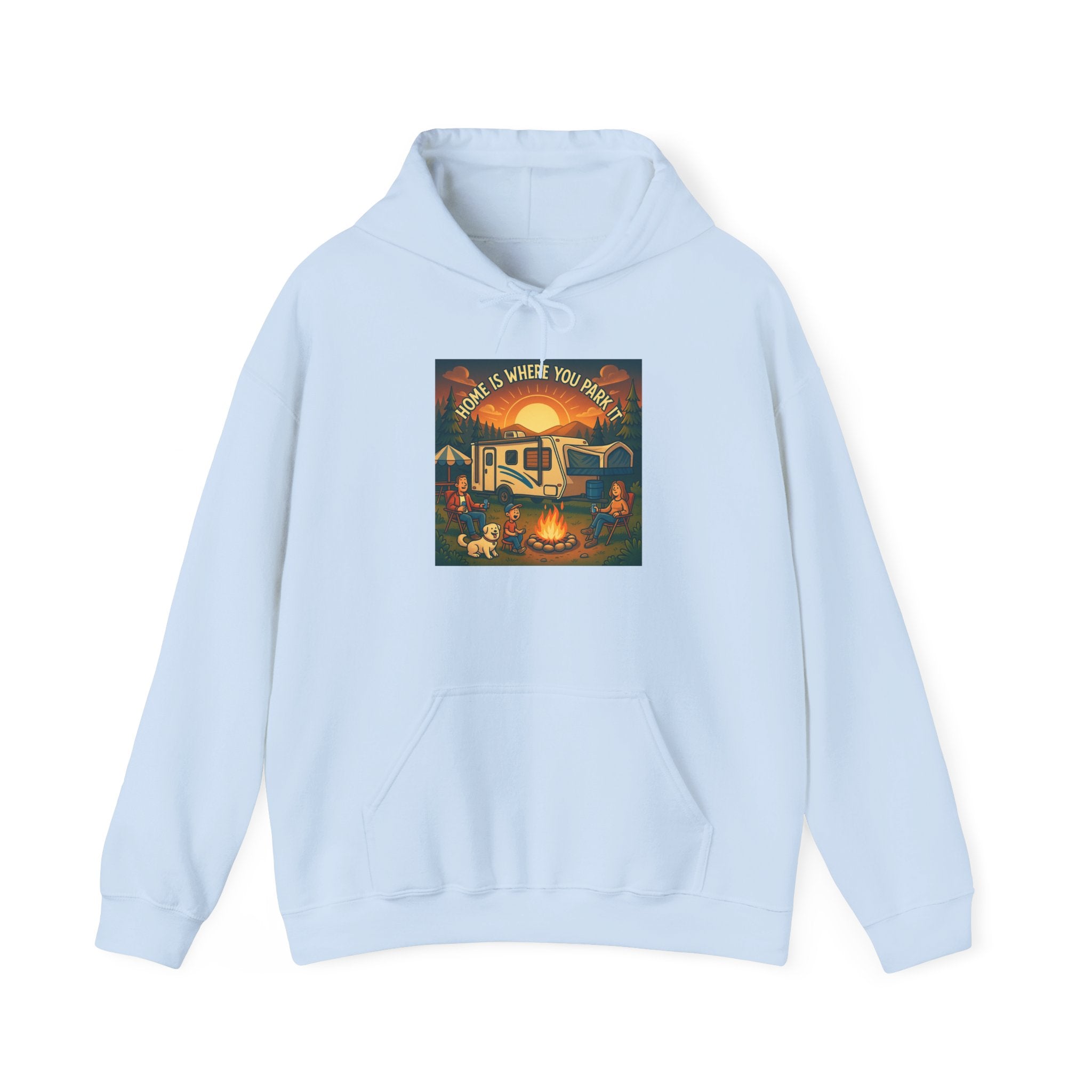 Cozy Campfire Vibes Hoodie, Unisex Sweatshirt for Camp Lovers, Autumn Apparel, Outdoor Adventure Gift, Family Get-Together