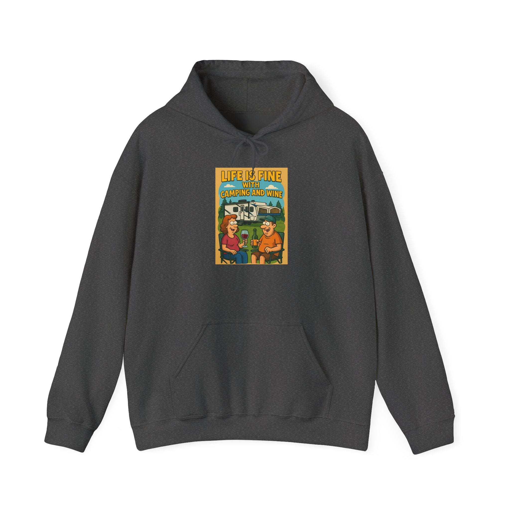 Retro Graphic Hooded Sweatshirt, Cozy Unisex Hoodie for Casual Days, Perfect Gift for Friends, Fall and Winter Fashion