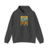 Retro Graphic Hooded Sweatshirt, Cozy Unisex Hoodie for Casual Days, Perfect Gift for Friends, Fall and Winter Fashion