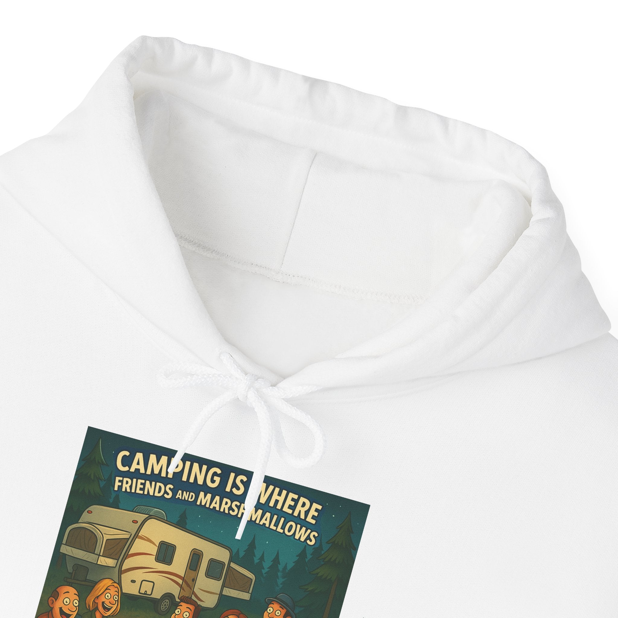 Vintage Camping Unisex Hooded Sweatshirt - Cozy Outdoor Lover Gift, Great for Campfire Nights, Adventure Apparel