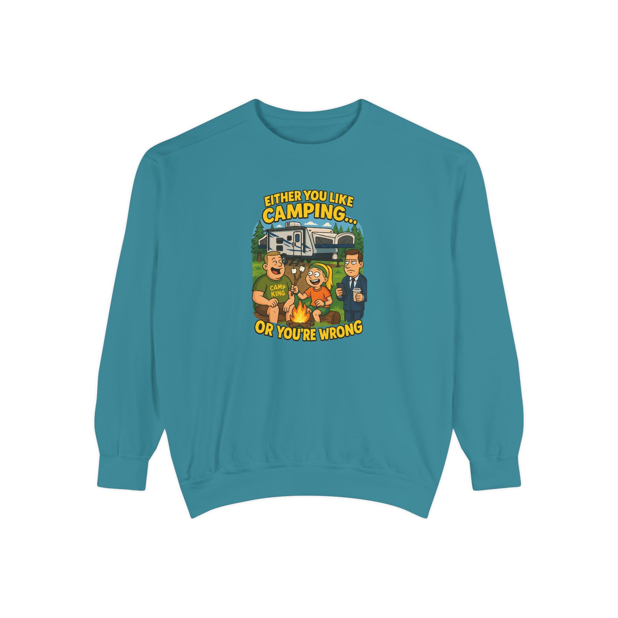 Camping Adventure Sweatshirt - Perfect for Outdoor Lovers