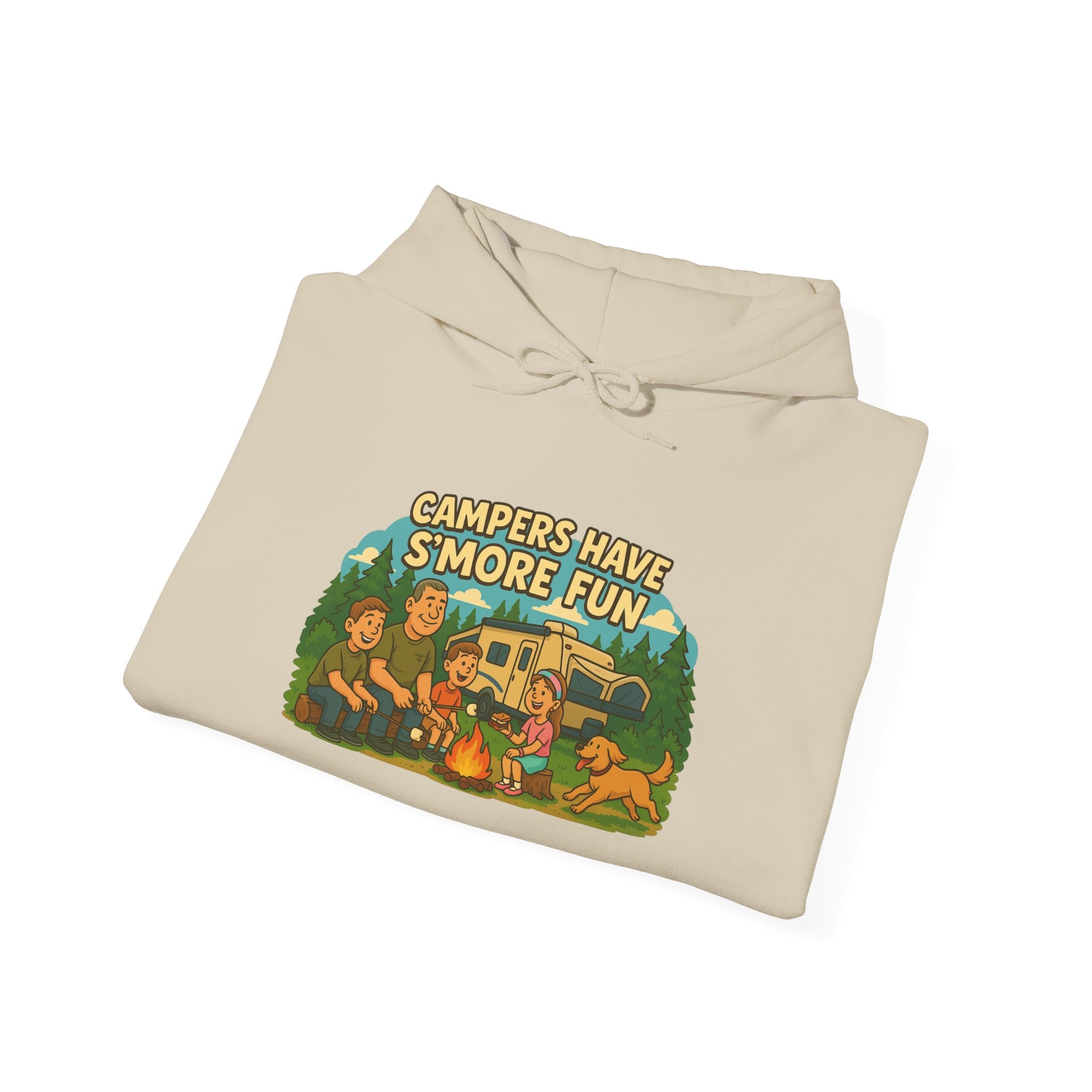Campfire Vibes Hoodie - Perfect for Outdoor Lovers, Camping Trips, Nature Adventures, Gift for Campers, Cozy Hooded Sweatshirt