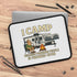 Funny Camping Laptop Sleeve - "I Camp Because Punching People is Frowned Upon"