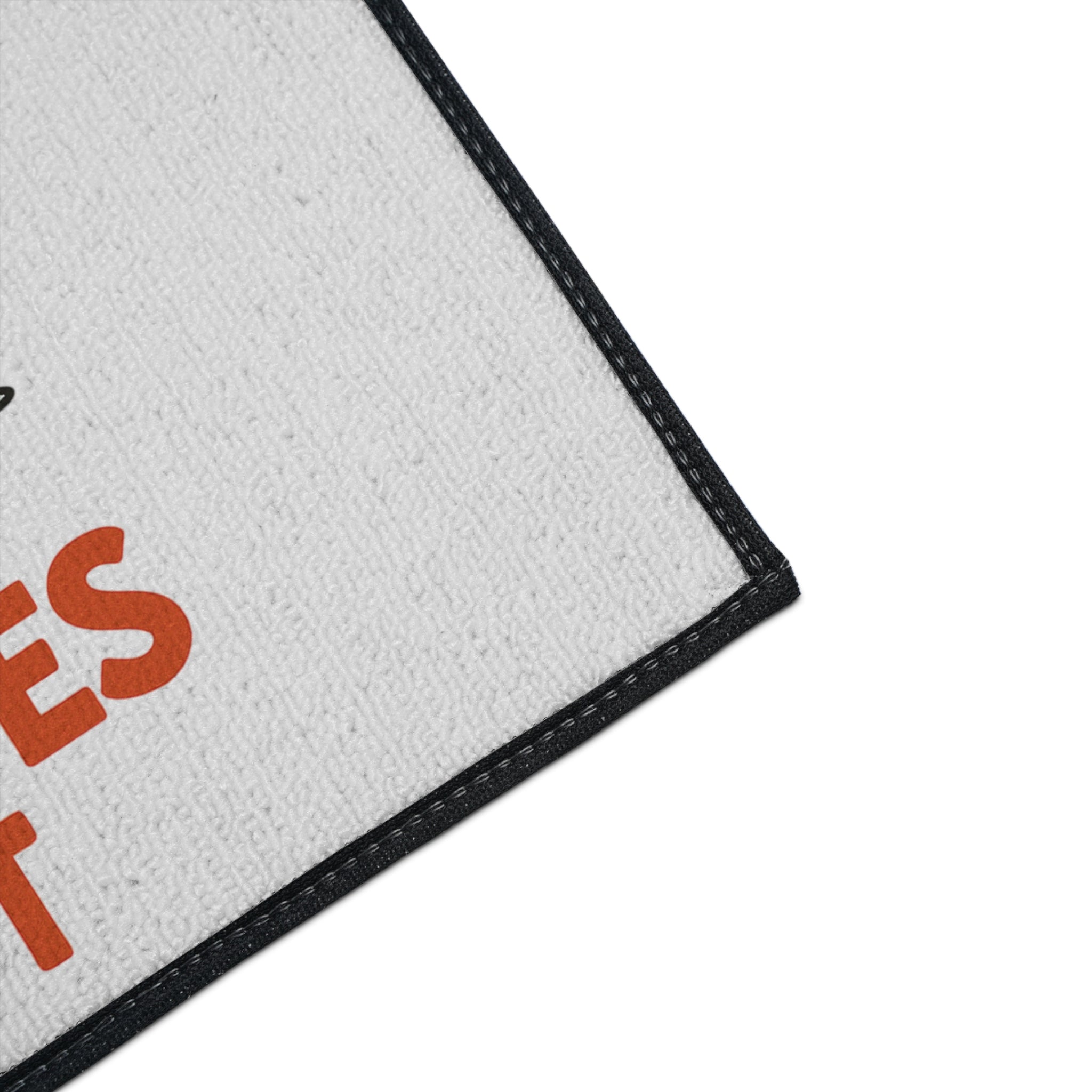 Camping Themed Floor Mat - 'Camping Solves... Wine Solves the Rest', Outdoor Decor, RV Accessories, Gift for Campers, Wine Lovers