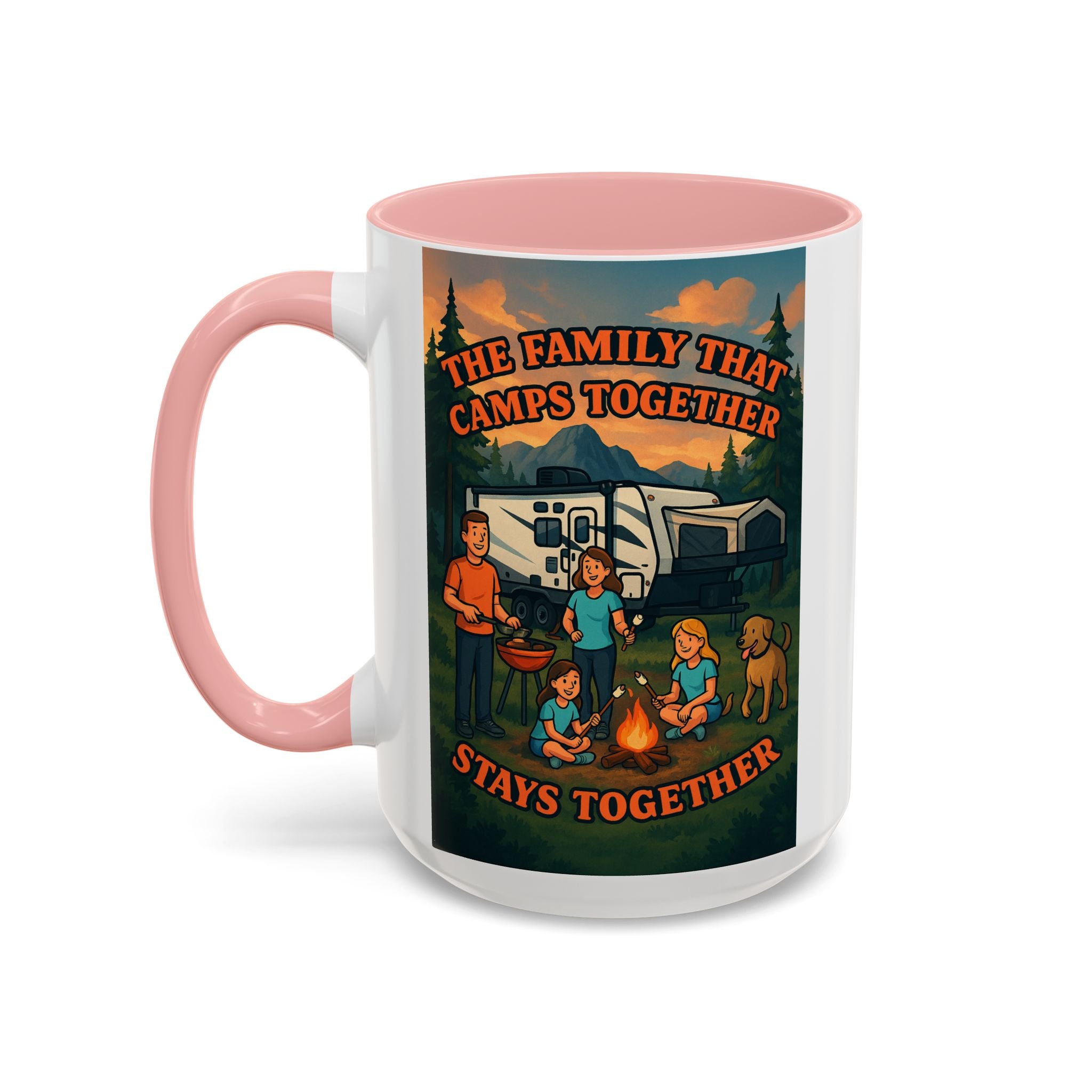Camping Family Coffee Mug - Adventure, Nature, Family Time, Outdoor Enthusiasts, Gift for Campers
