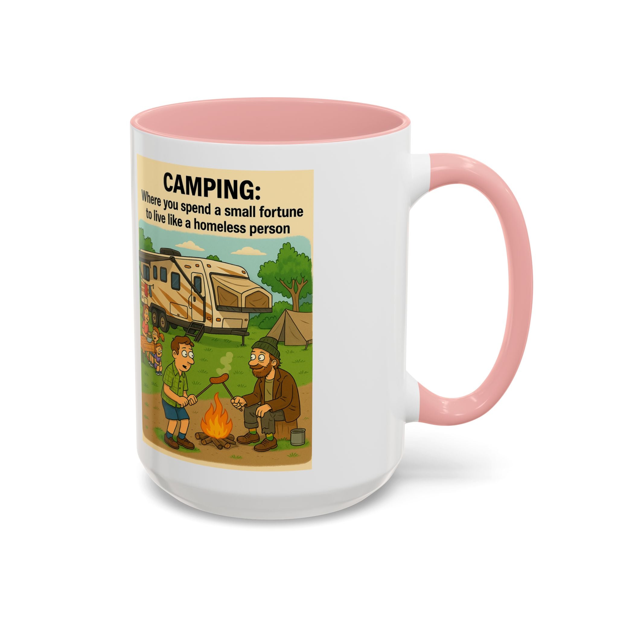 Camping Humor Coffee Mug, Hilarious Campfire Gift, Funny Mug for Outdoors Lovers, Adventure Lover's Coffee Cup, Unique Camping Present