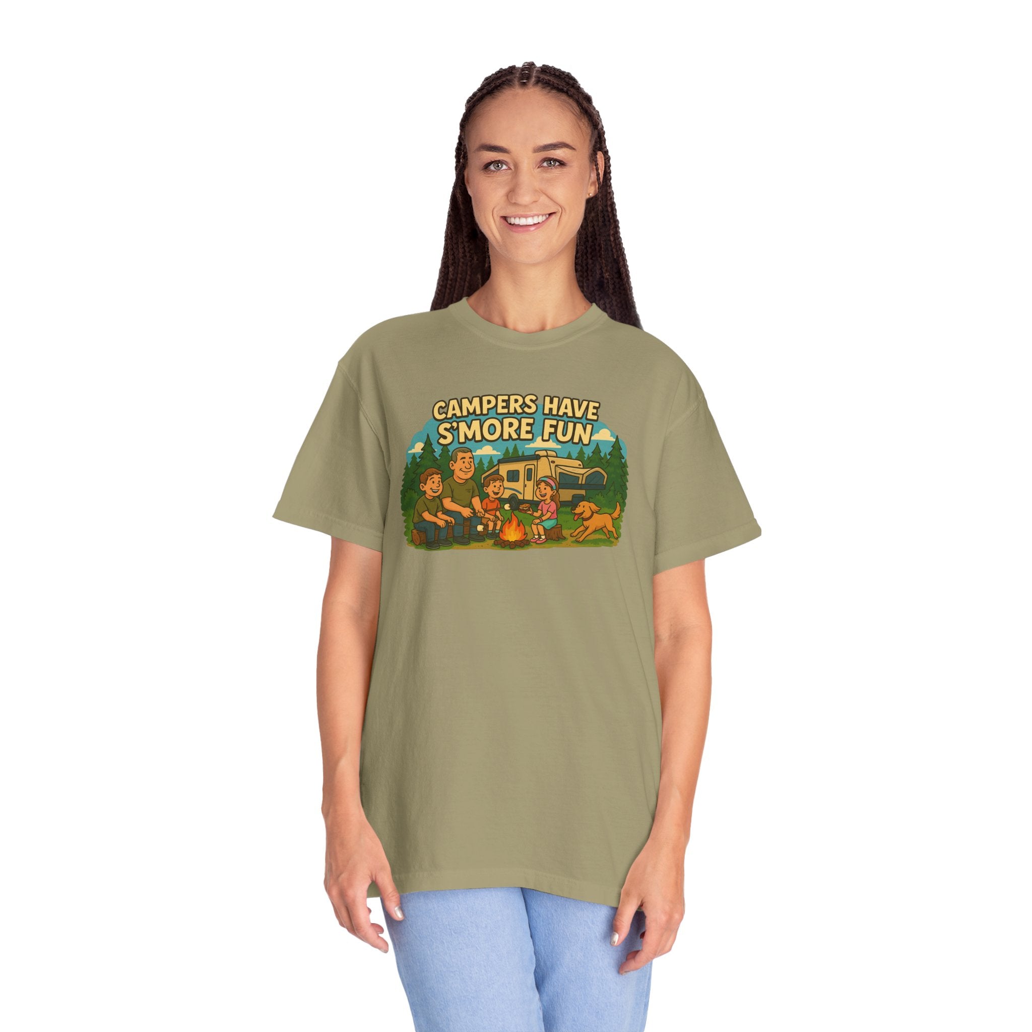 Camping T-Shirt for Outdoor Lovers, Perfect Gift for Campers, Adventure Tee, Vacation Shirt, Summer Fun Merchandise