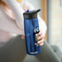 Funny Camping Water Bottle - I Camp Because Punching People is Frowned Upon