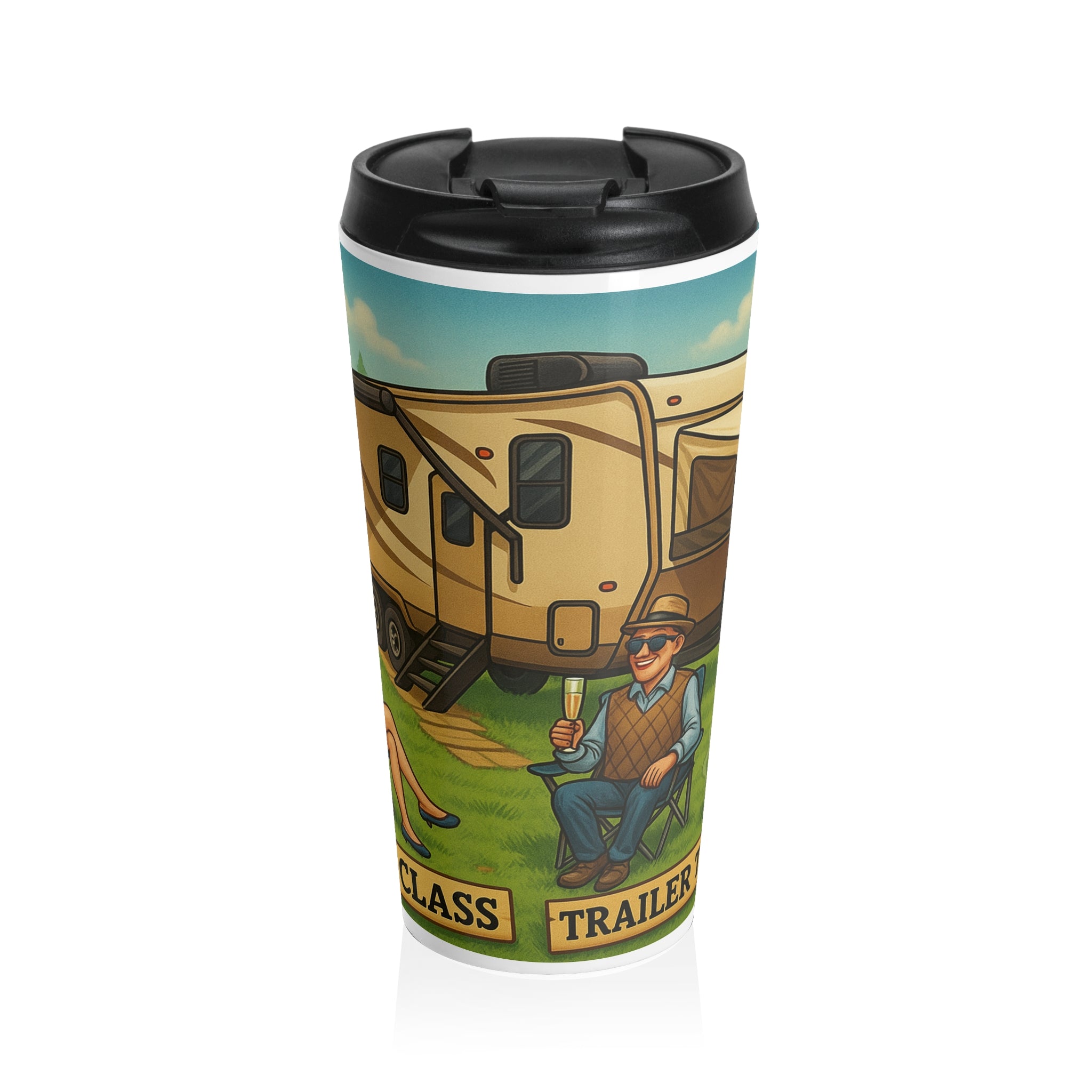 Camping Adventure Stainless Steel Travel Mug