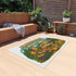 Campfire Fun Outdoor Rug, Family Camping Decor, Patio Mat, Garden Rug, Outdoor Entertaining, S'mores Themed