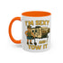 Playful Camping Mug, Funny Coffee Cup, Camper Gift, RV Lover's Accessory, Outdoor Adventure Mug