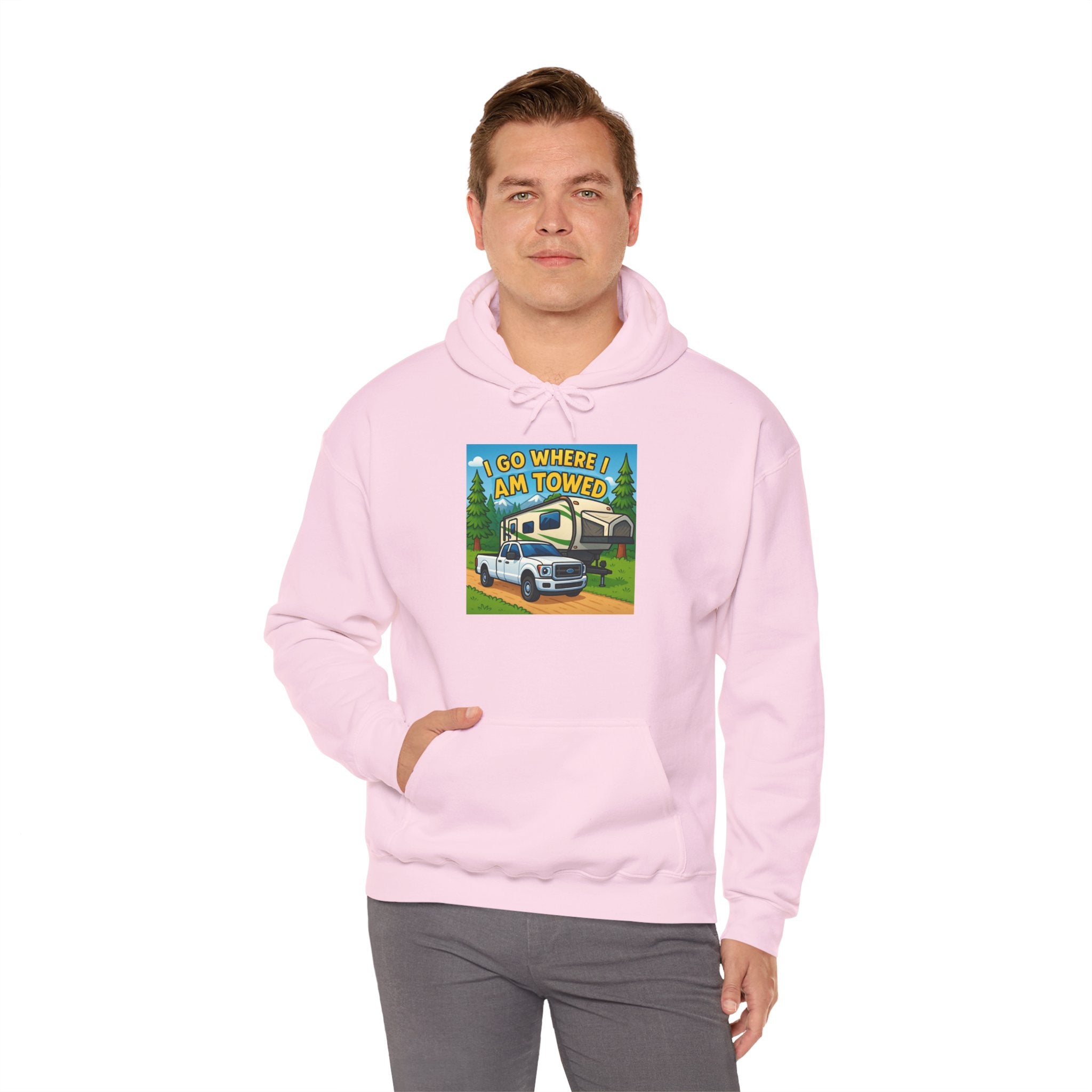Adventure-Themed Hooded Sweatshirt - Perfect for Travel Enthusiasts, Camper Gifts, Cozy Outings, Outdoor Activities, Road Trip Essentials