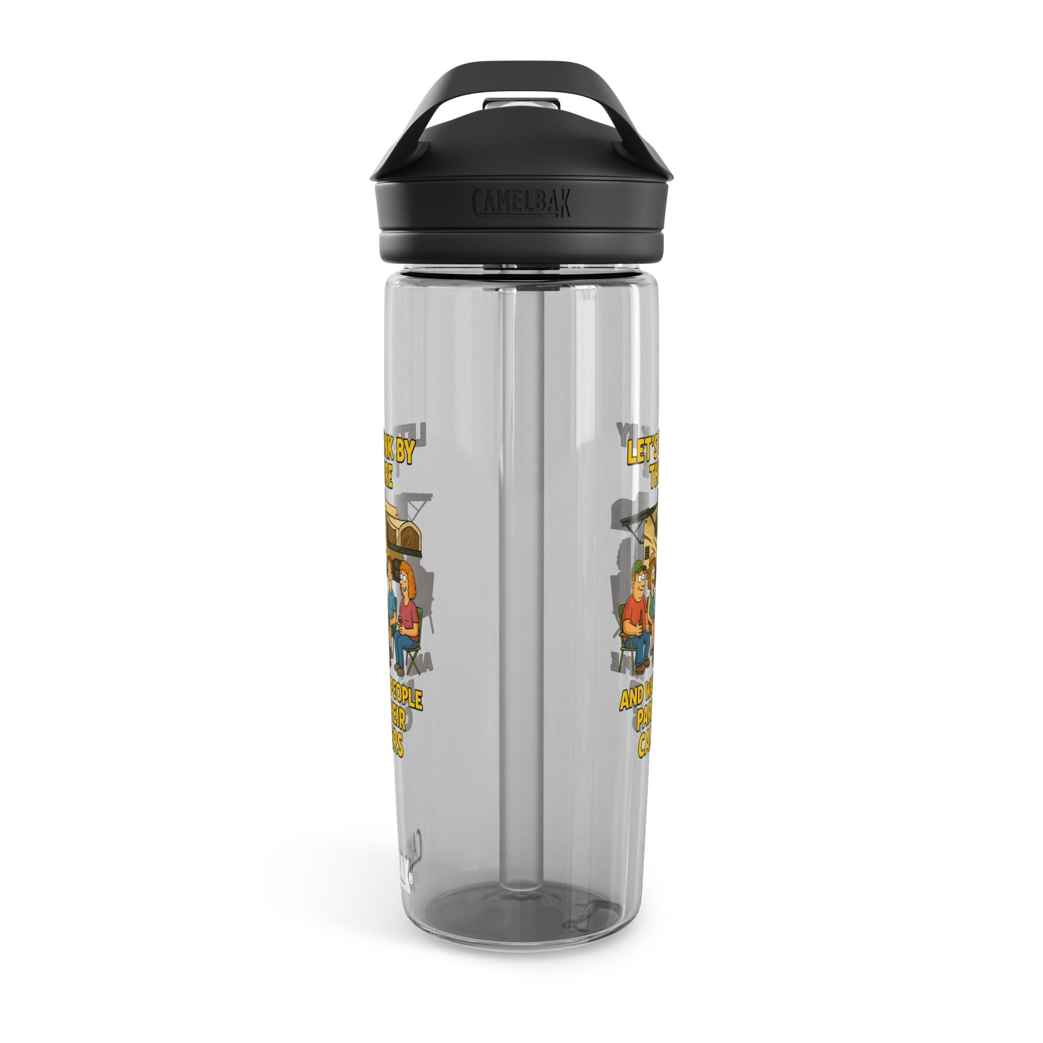 Camping Water Bottle with Funny Quote - Hydration Gift for Hikers, Outdoor Enthusiasts, Camping Trip Essential, Campfire Decor, Summer [...]