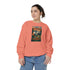 Cozy Unisex Garment-Dyed Sweatshirt with Retro Design, Perfect for Relaxing, Gift for Friends, Casual Wear, Fall Fashion, Warm Layer