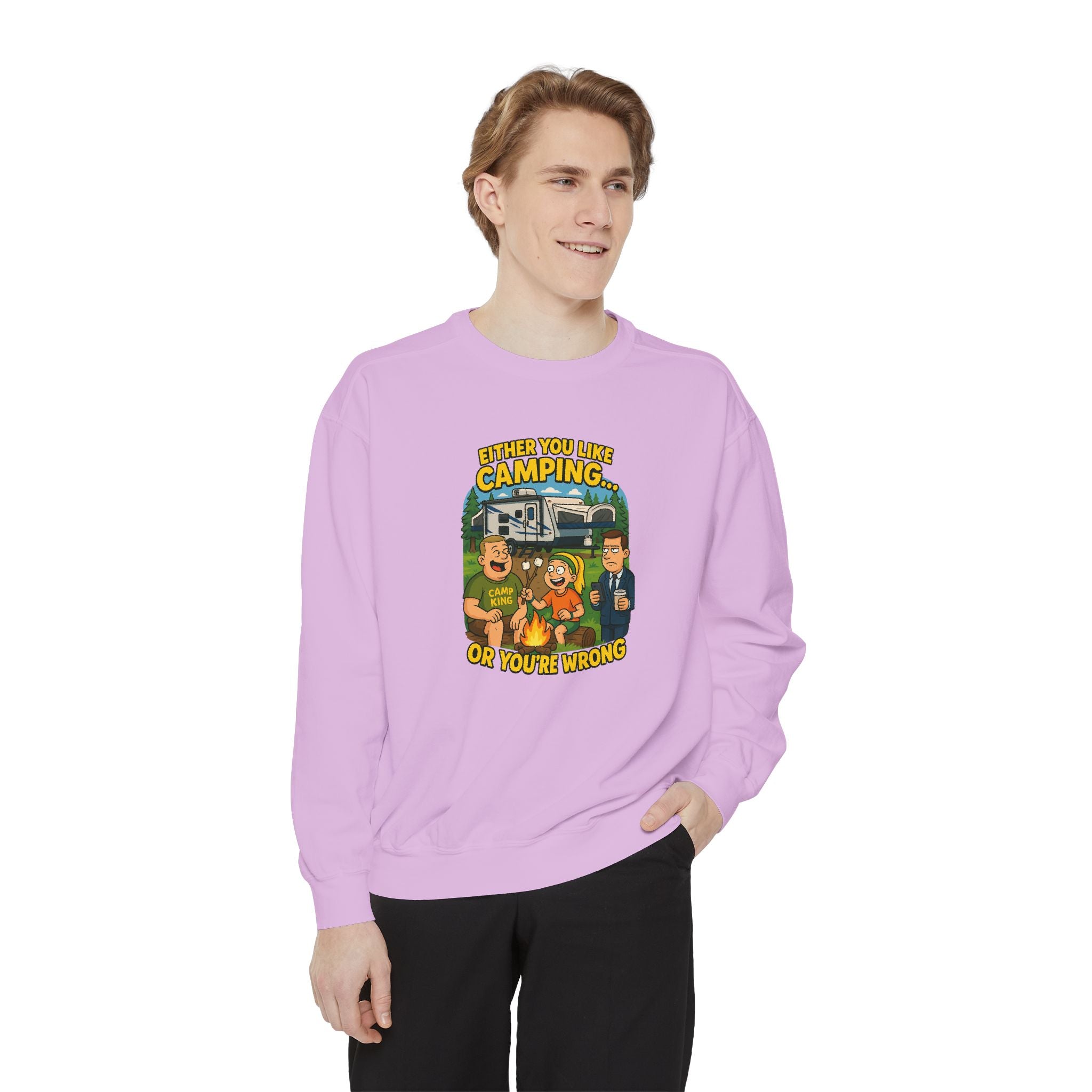 Camping Adventure Sweatshirt - Perfect for Outdoor Lovers