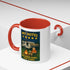 Camping-Themed Accent Coffee Mug | Perfect for RV Lovers, Campers, Travelers, Cozy Nights, Outdoor Adventures, Unique Gift Ideas