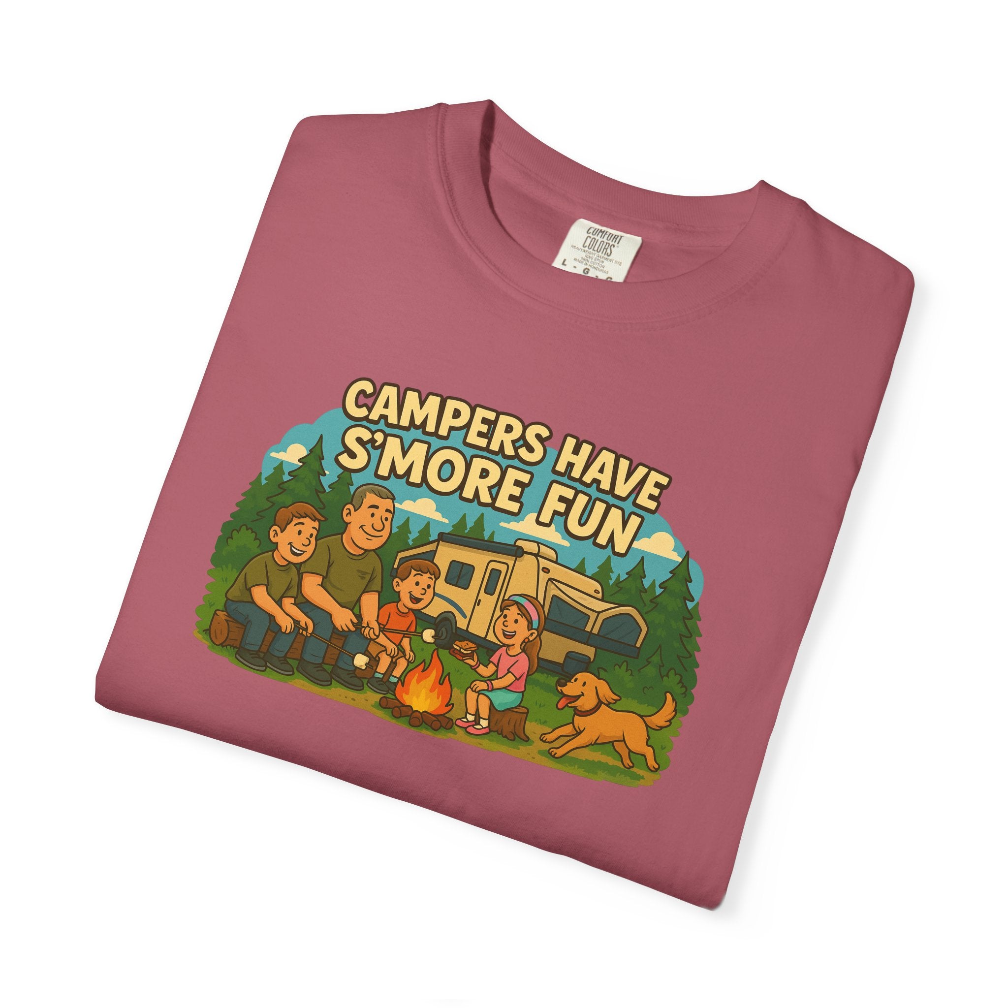 Camping T-Shirt for Outdoor Lovers, Perfect Gift for Campers, Adventure Tee, Vacation Shirt, Summer Fun Merchandise