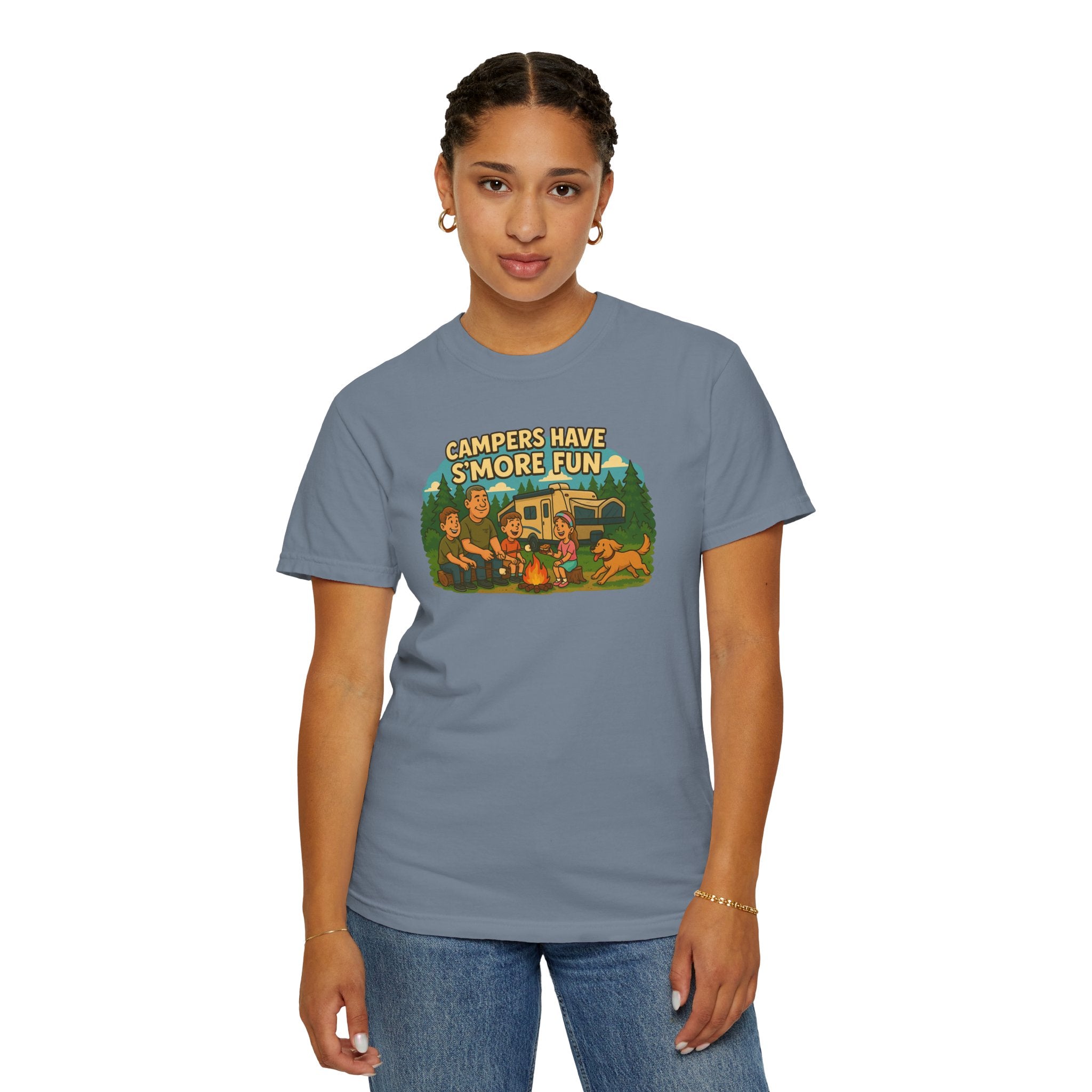 Camping T-Shirt for Outdoor Lovers, Perfect Gift for Campers, Adventure Tee, Vacation Shirt, Summer Fun Merchandise