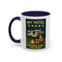 Camping-Themed Accent Coffee Mug | Perfect for RV Lovers, Campers, Travelers, Cozy Nights, Outdoor Adventures, Unique Gift Ideas