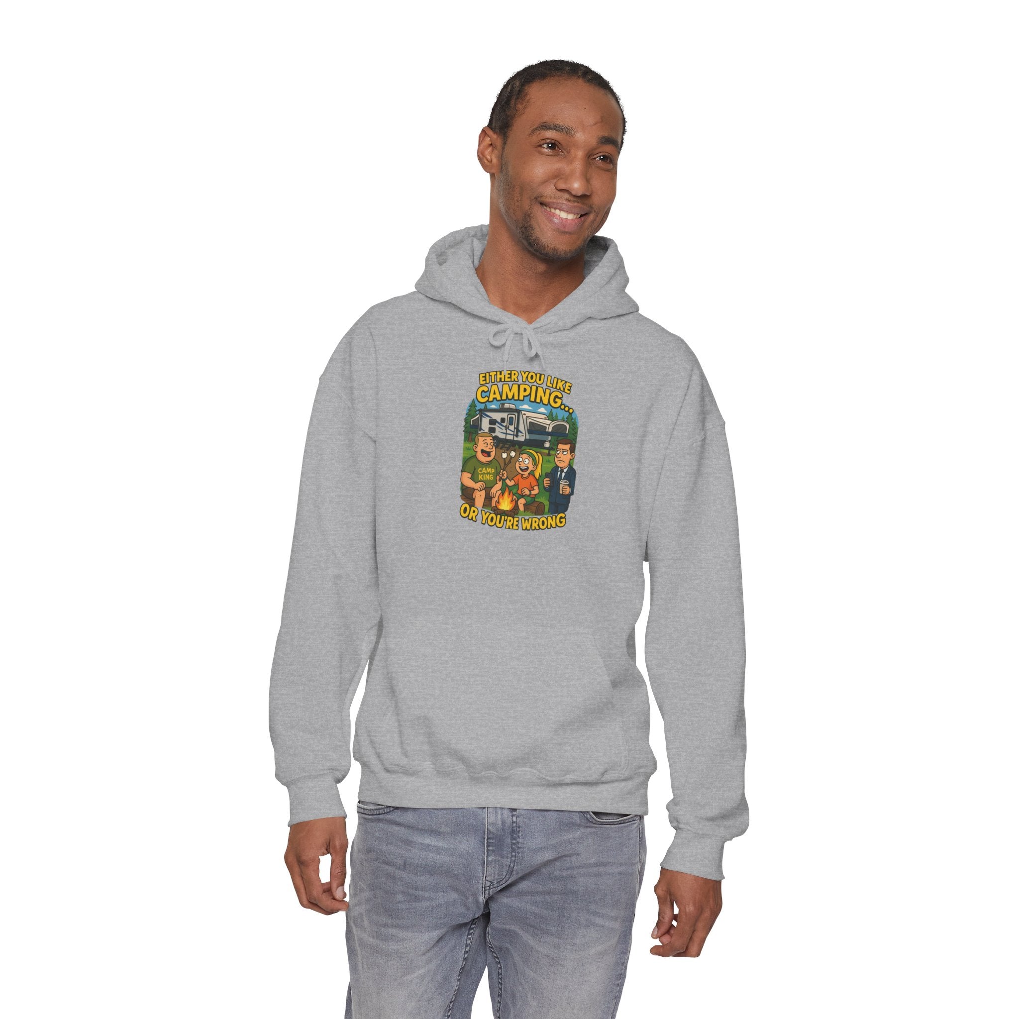 Camping Adventure Unisex Heavy Blend™ Hooded Sweatshirt