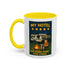 Camping-Themed Accent Coffee Mug | Perfect for RV Lovers, Campers, Travelers, Cozy Nights, Outdoor Adventures, Unique Gift Ideas