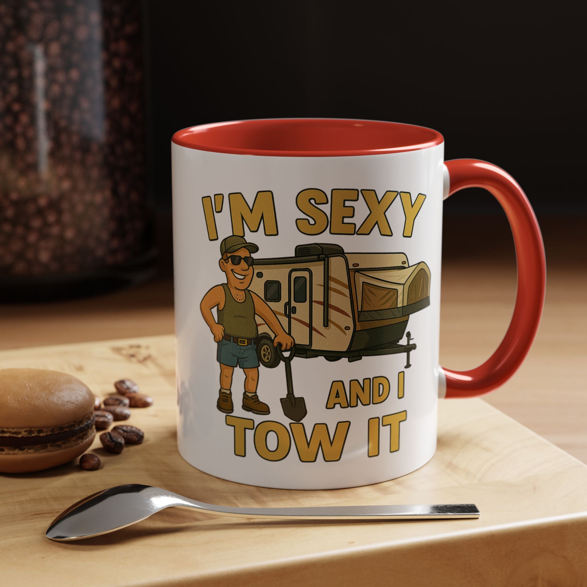 Playful Camping Mug, Funny Coffee Cup, Camper Gift, RV Lover's Accessory, Outdoor Adventure Mug