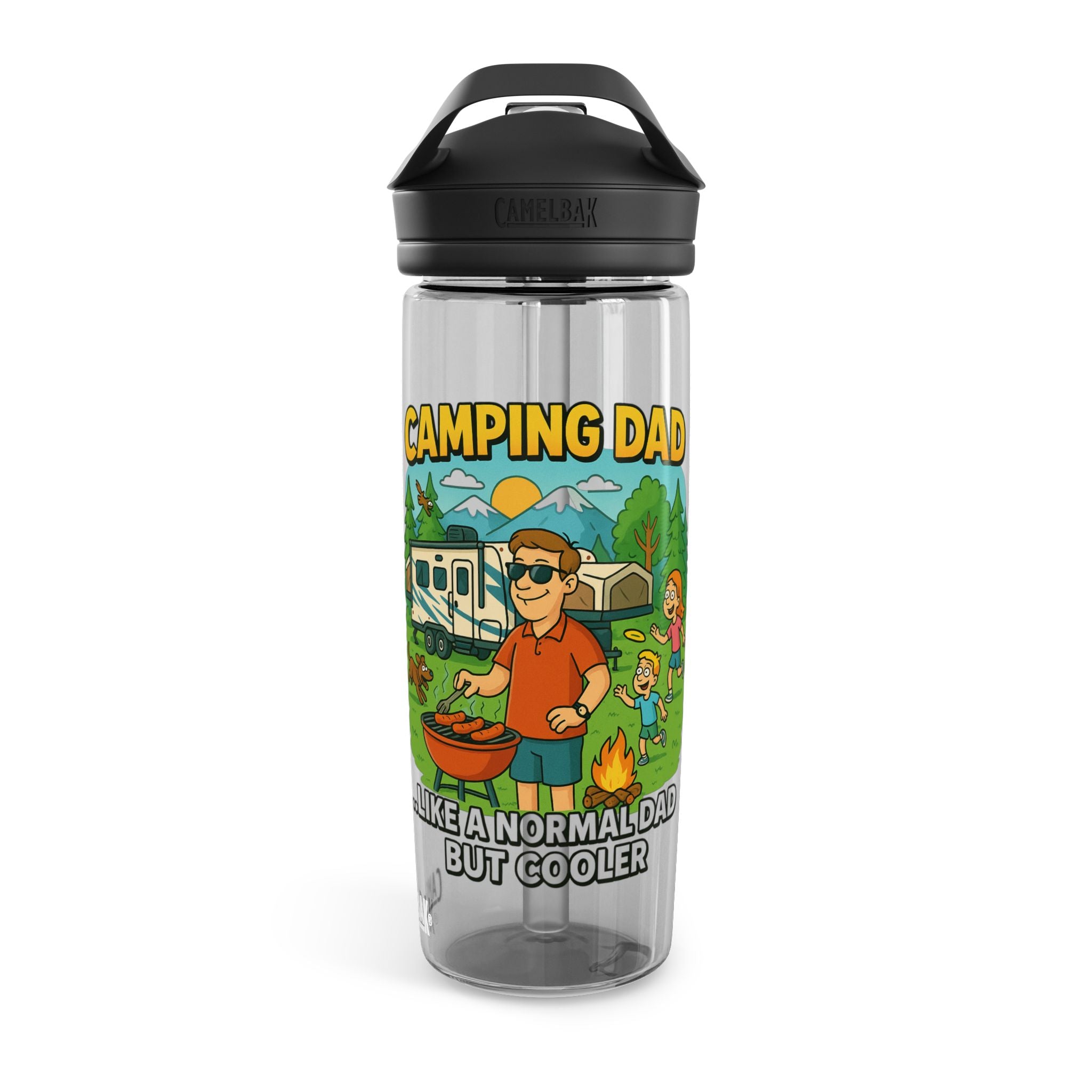 Camping Dad Water Bottle - Eddy® 20oz/25oz