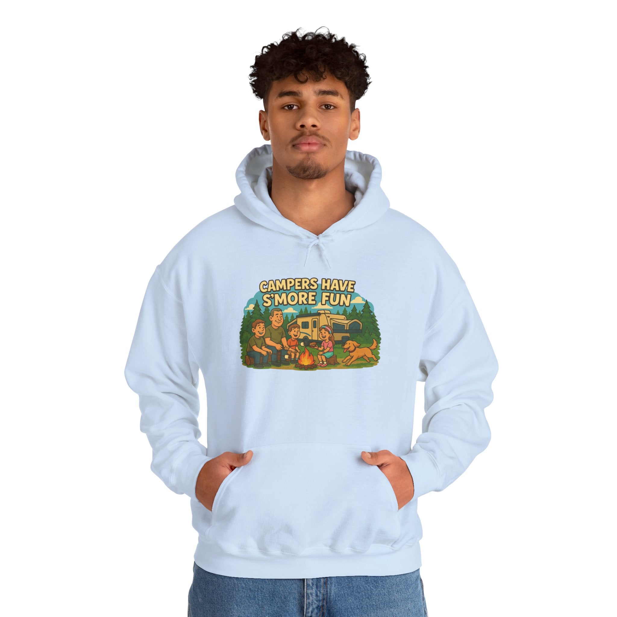 Campfire Vibes Hoodie - Perfect for Outdoor Lovers, Camping Trips, Nature Adventures, Gift for Campers, Cozy Hooded Sweatshirt