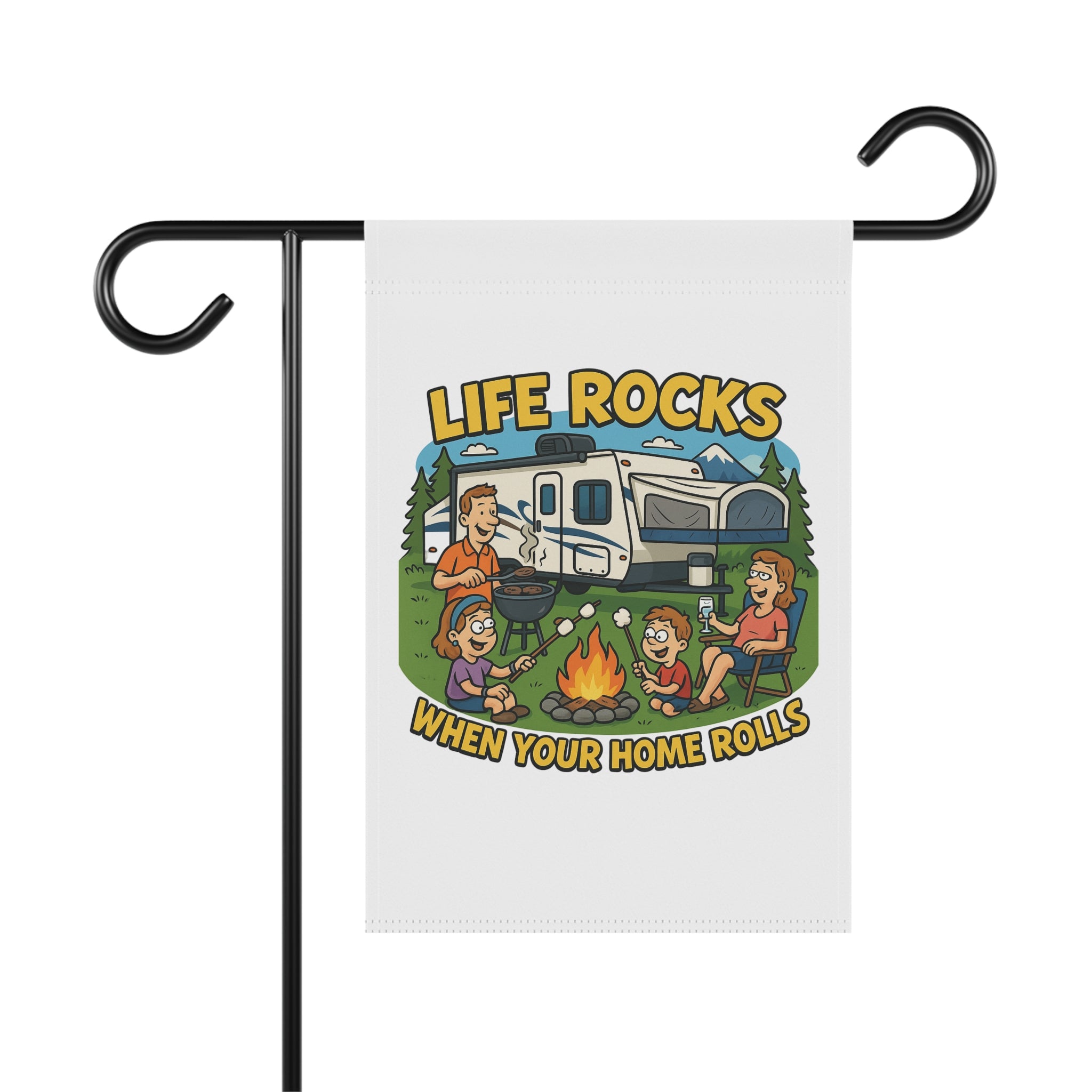 RV Life Garden Banner | Outdoor Decor, Camping Sign, Home Sweet Home, Garden Flag, Travel Enthusiast Gift