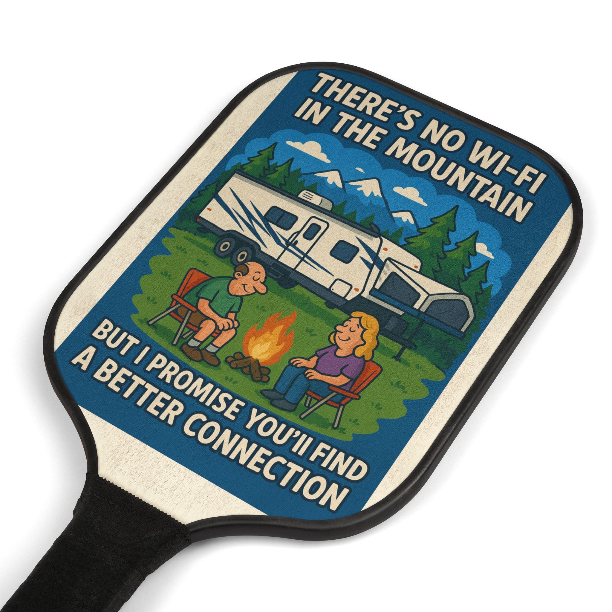 Fun Pickleball Paddle & Ball Set - Great for Outdoor Family Activities, Gifts for Sports Lovers, Summer Fun, Adventure Gear