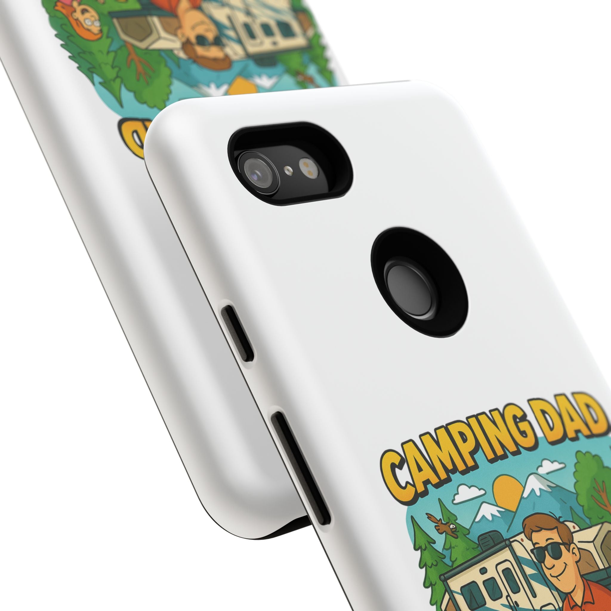 Camping Dad Phone Case - Unique Tough Cover for Outdoor Dads