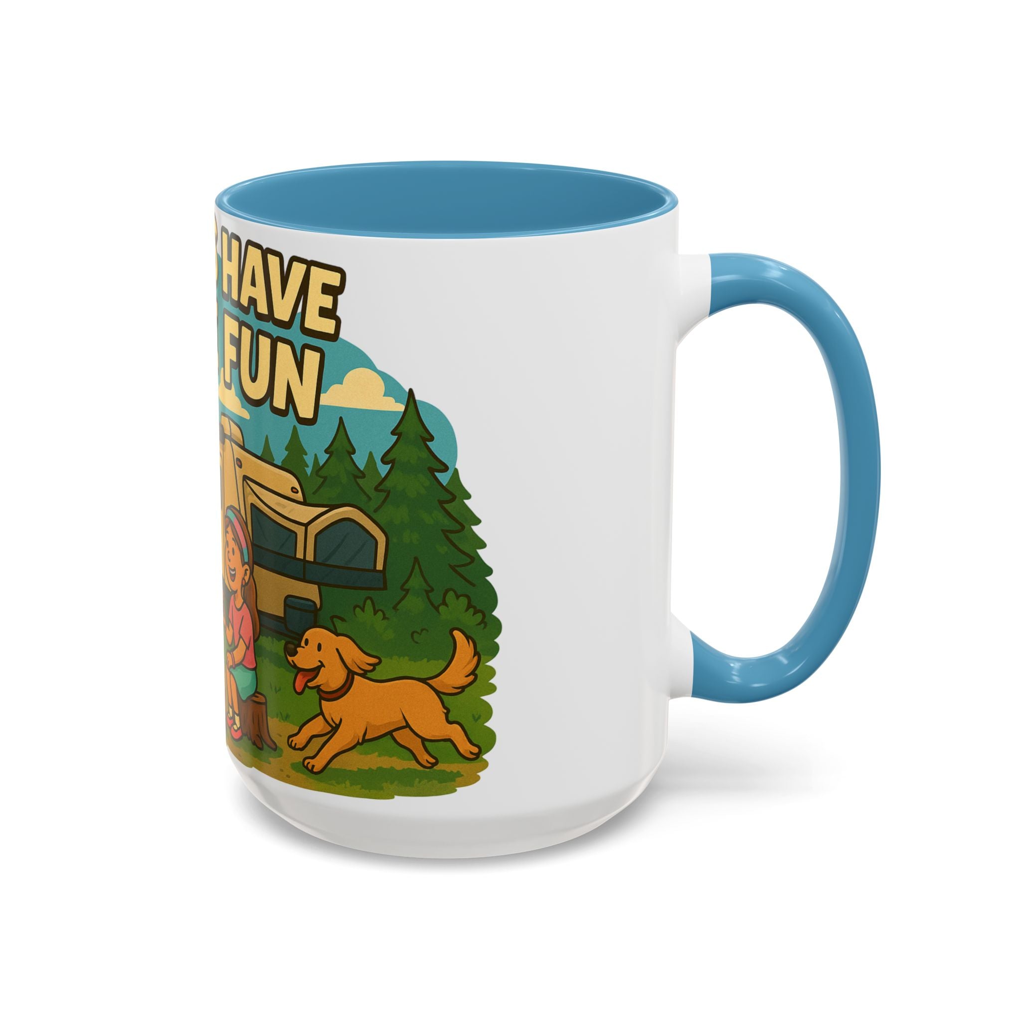 Campfire Adventure Mug - 'Campers Have S'more Fun', Outdoor Coffee Cup for Camping Lovers, Gifts for Nature Enthusiasts, S'mores Jokes