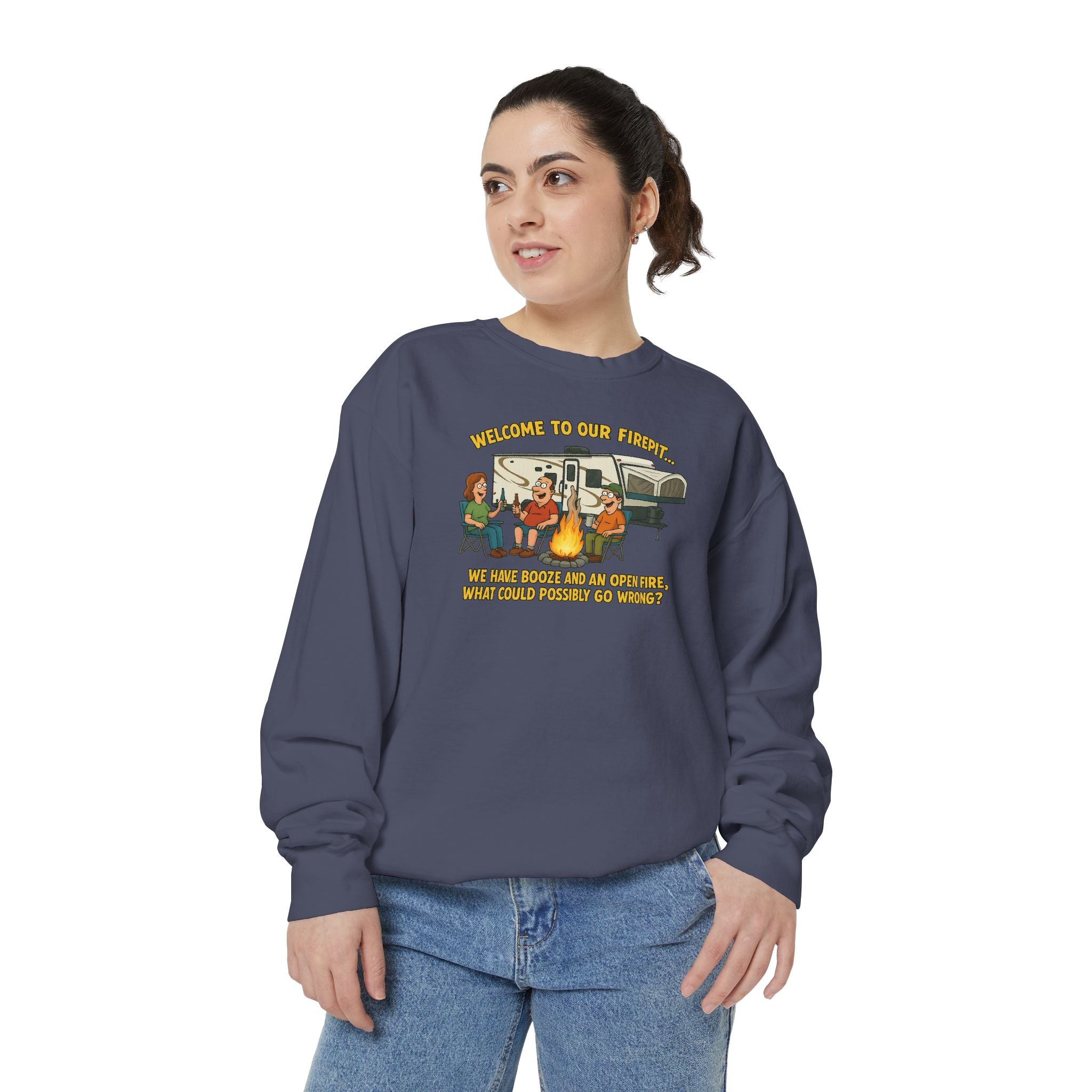 Welcome to Our Family Sweatshirt, Cozy Unisex Top, Family Gathering Apparel, Fun Gift for Friends, Casual Wear for All Occasions