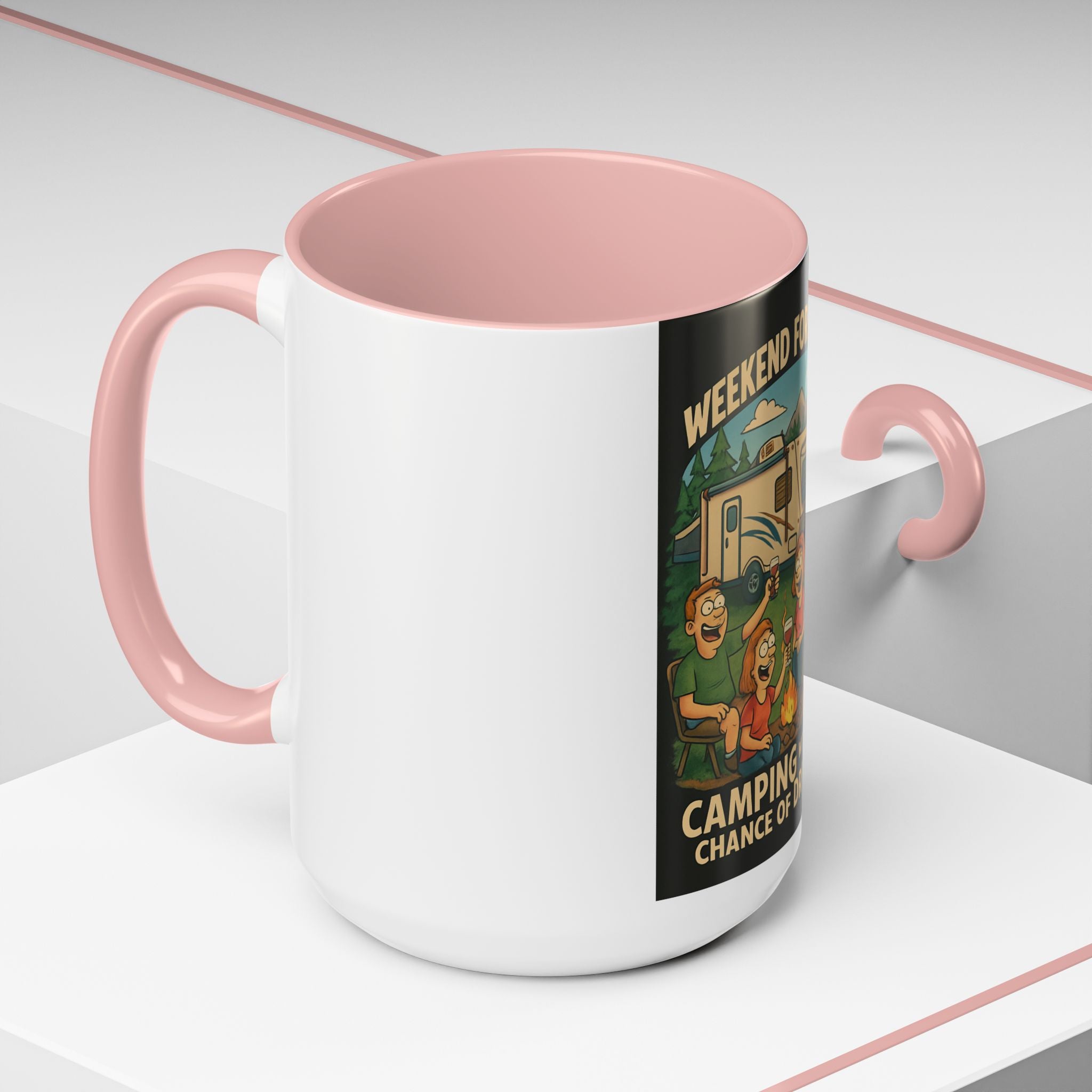 Camping Forecast Coffee Mug | Outdoor Adventure Gift | Funny Camper Mug | Gift for Campers | Camping Enthusiast Decor