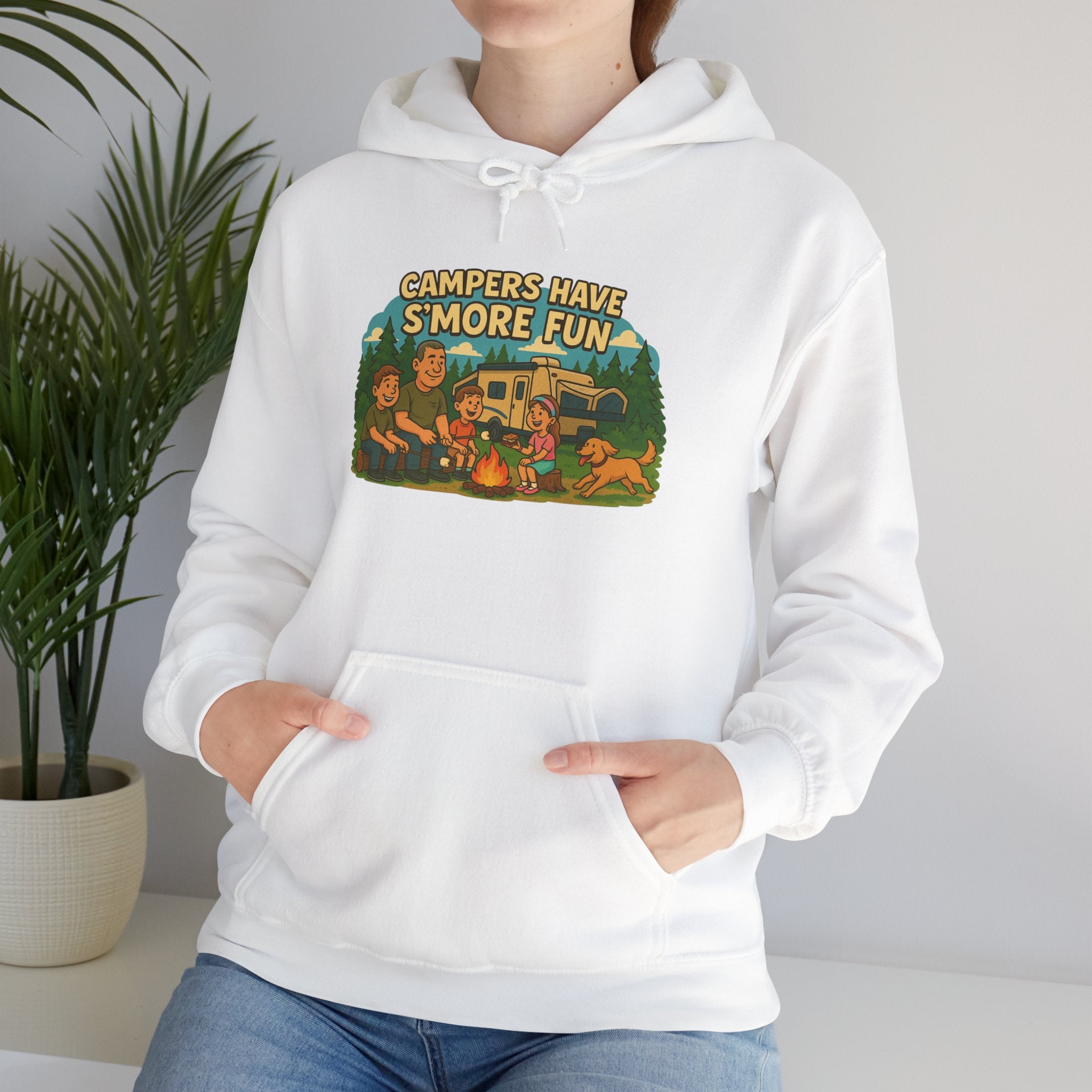 Campfire Vibes Hoodie - Perfect for Outdoor Lovers, Camping Trips, Nature Adventures, Gift for Campers, Cozy Hooded Sweatshirt