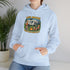 Campfire Adventure Hoodie with Retro Design, Cozy Gift for Outdoor Lovers, Perfect for Camping, Road Trips, and Casual Wear