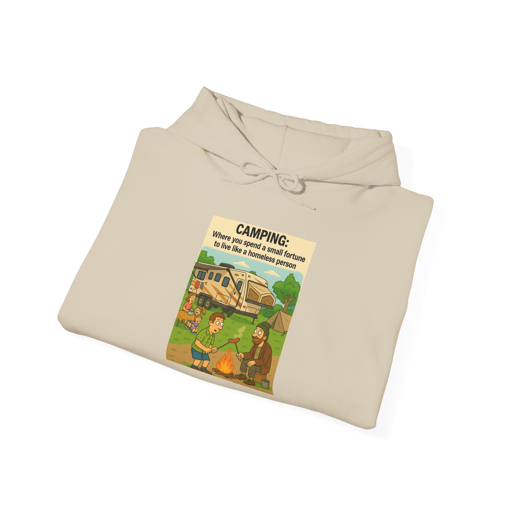 Cozy Camping Sweatshirt | Unisex Heavy Blend Hoodie, Outdoor Gear, Nature Lover Gift, Camping Apparel, Weekend Retreat Wear