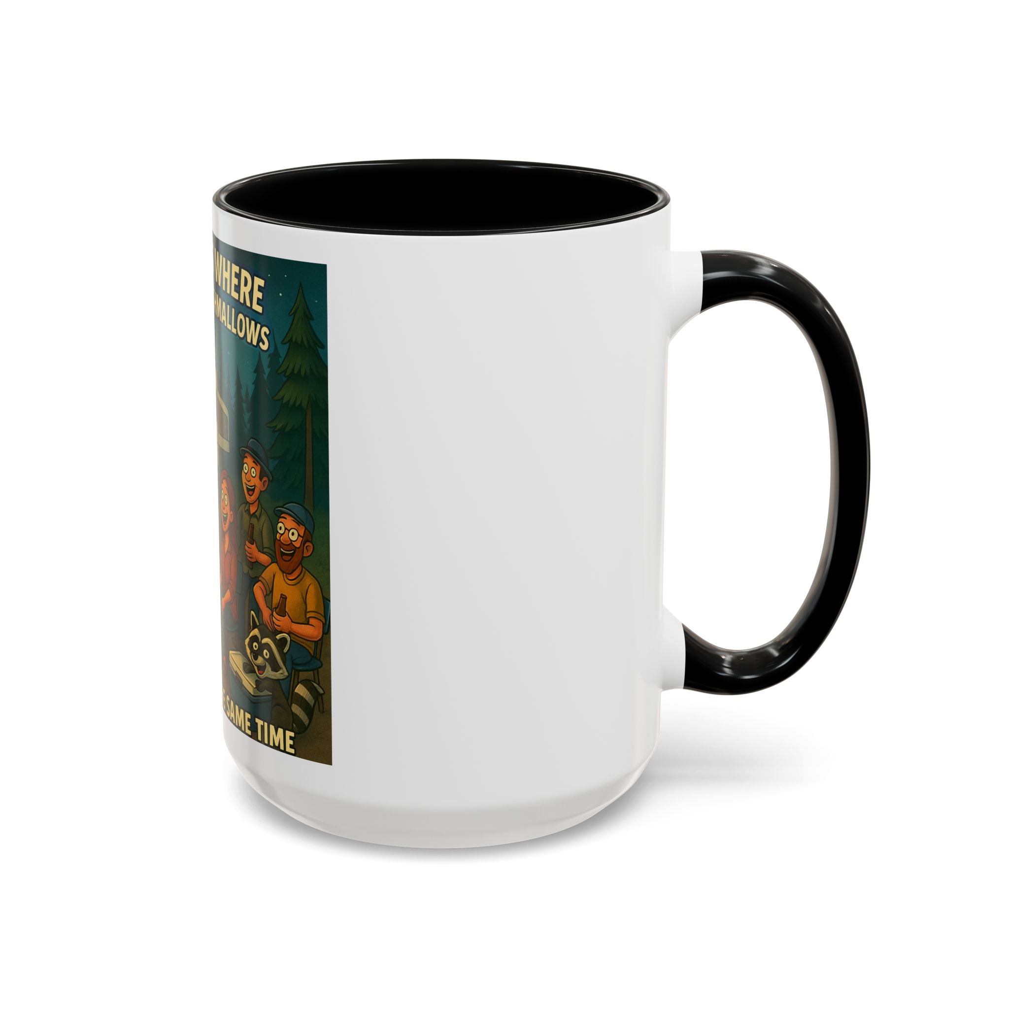 Camping Adventure Coffee Mug, Funny Mug for Campers, Get Toasted at the Same Time, Outdoor Gift, Nature Lover, Camping Decor