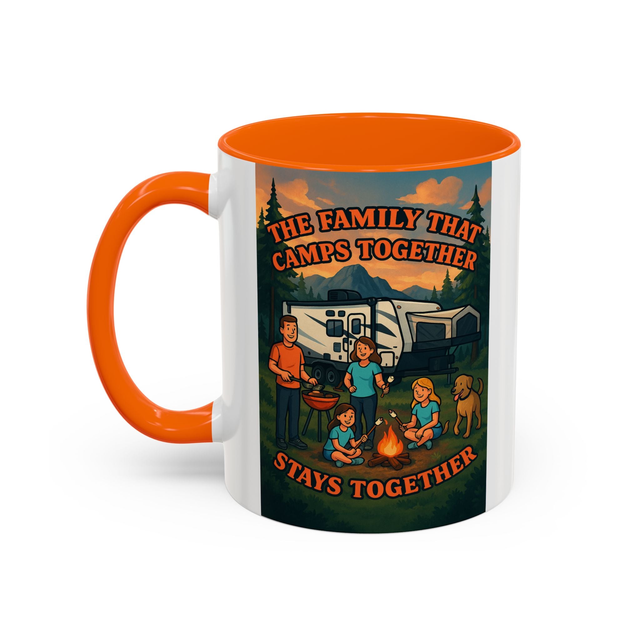 Camping Family Coffee Mug - Adventure, Nature, Family Time, Outdoor Enthusiasts, Gift for Campers