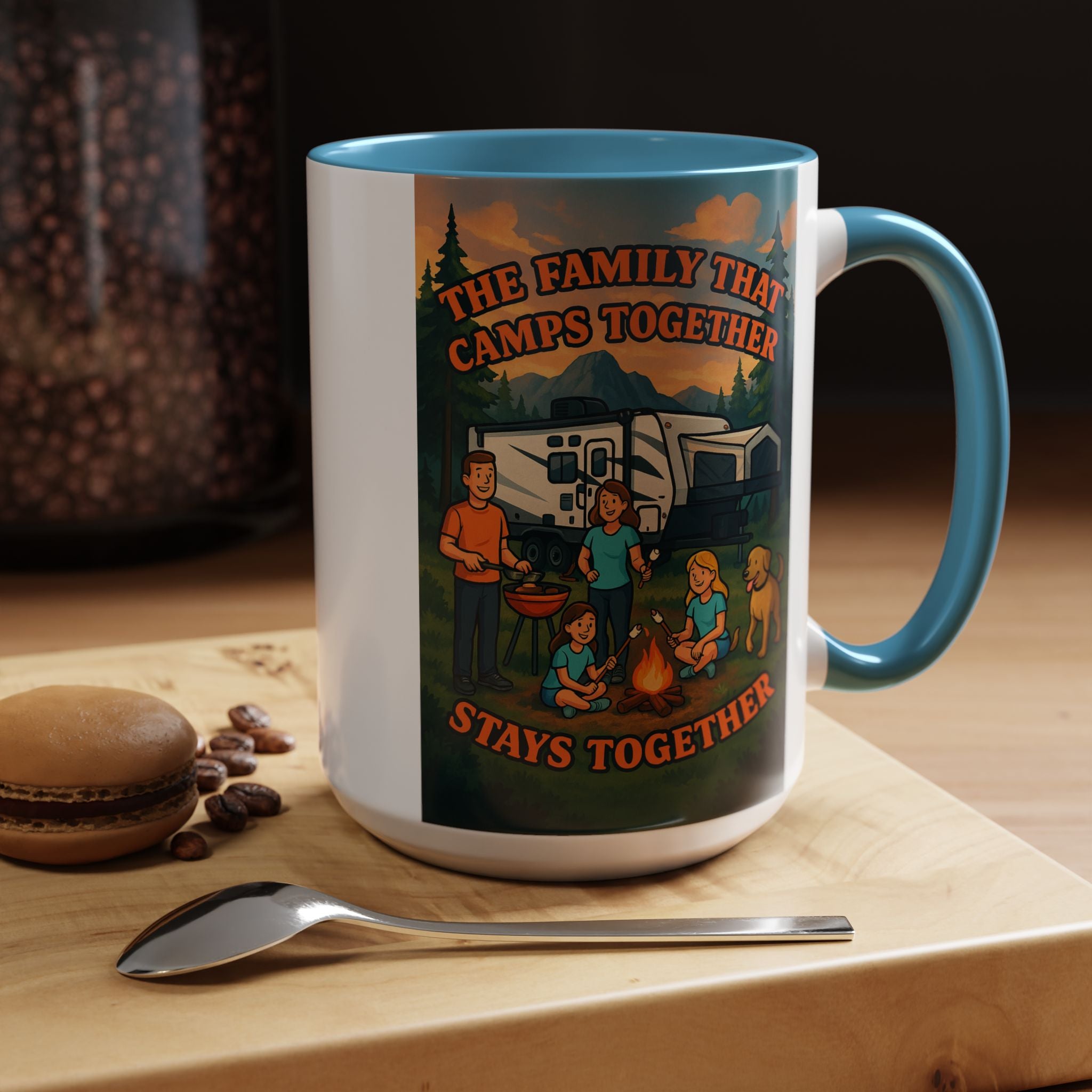 Camping Family Coffee Mug - Adventure, Nature, Family Time, Outdoor Enthusiasts, Gift for Campers