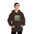 Campfire Adventure Hoodie with Retro Design, Cozy Gift for Outdoor Lovers, Perfect for Camping, Road Trips, and Casual Wear