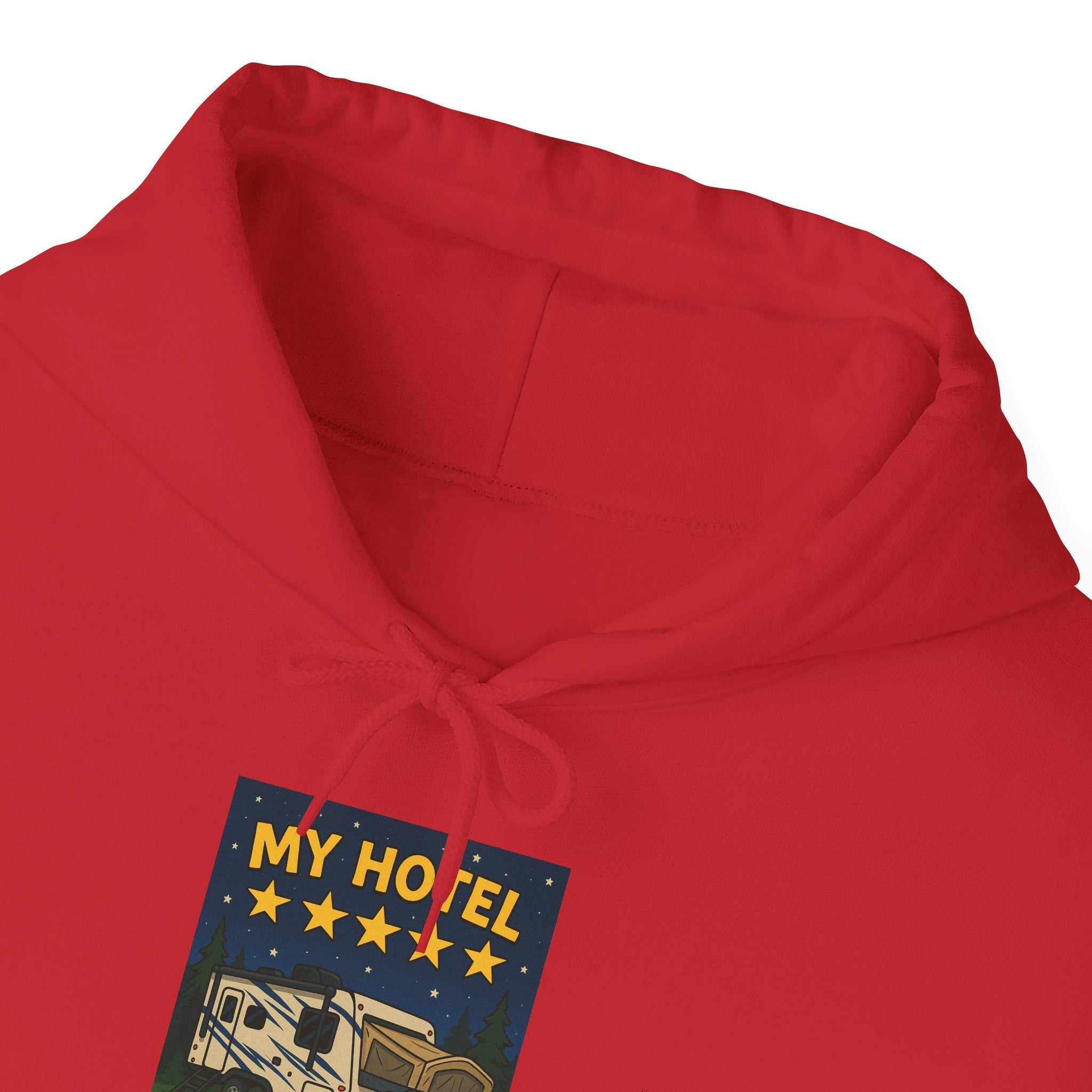 Cozy Camping Hoodie - My Hotel, Outdoor Adventure Apparel, Travel Gift, Nature Lovers Sweatshirt, Camping Gear
