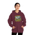 Campfire Adventure Hoodie with Retro Design, Cozy Gift for Outdoor Lovers, Perfect for Camping, Road Trips, and Casual Wear