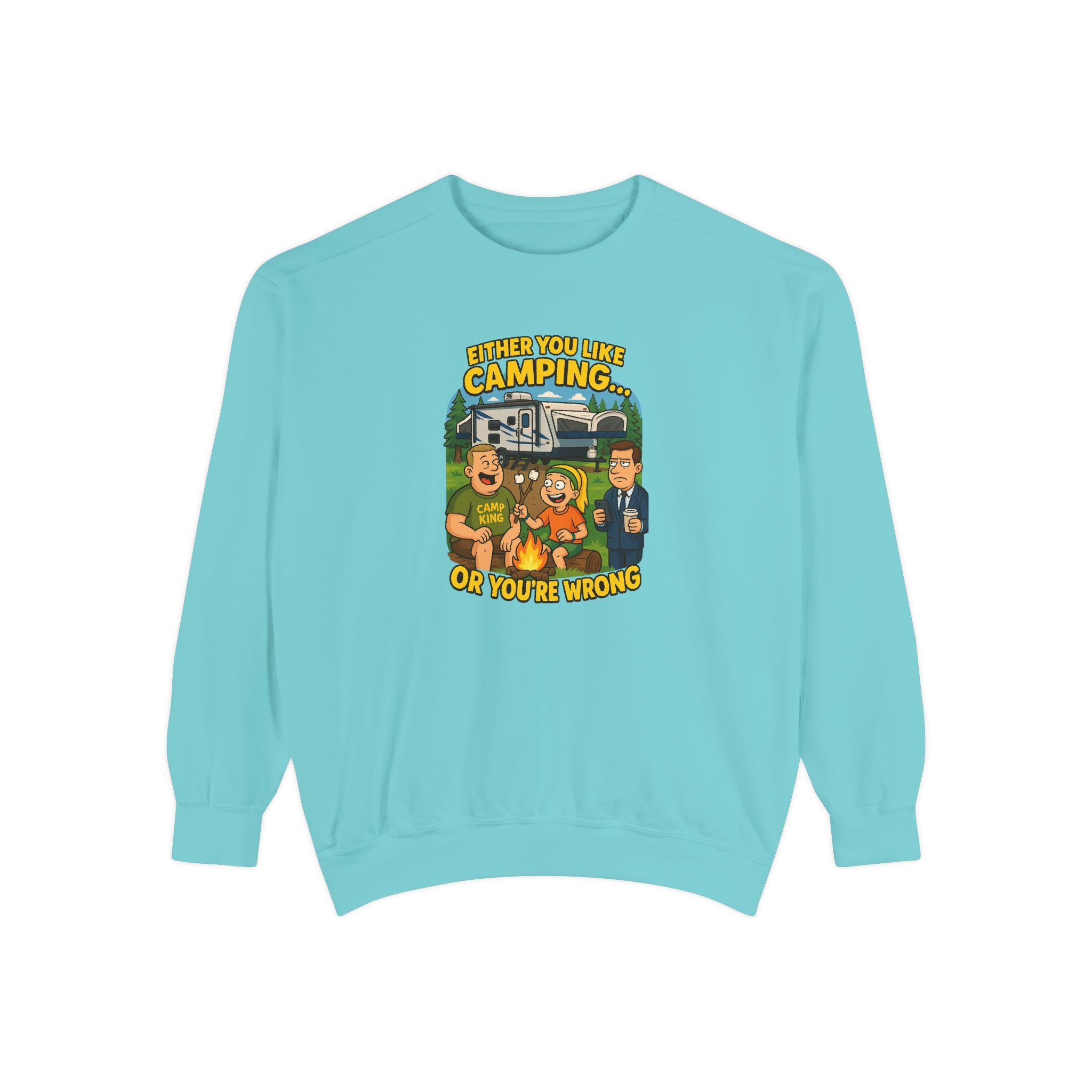Camping Adventure Sweatshirt - Perfect for Outdoor Lovers