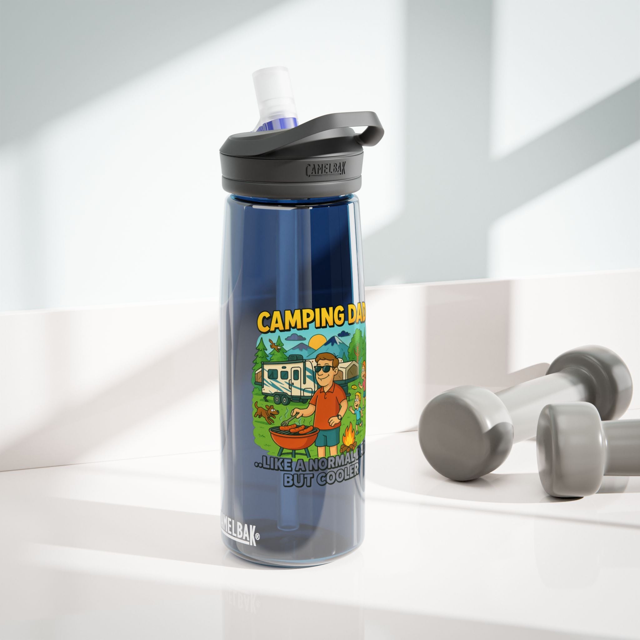 Camping Dad Water Bottle - Eddy® 20oz/25oz
