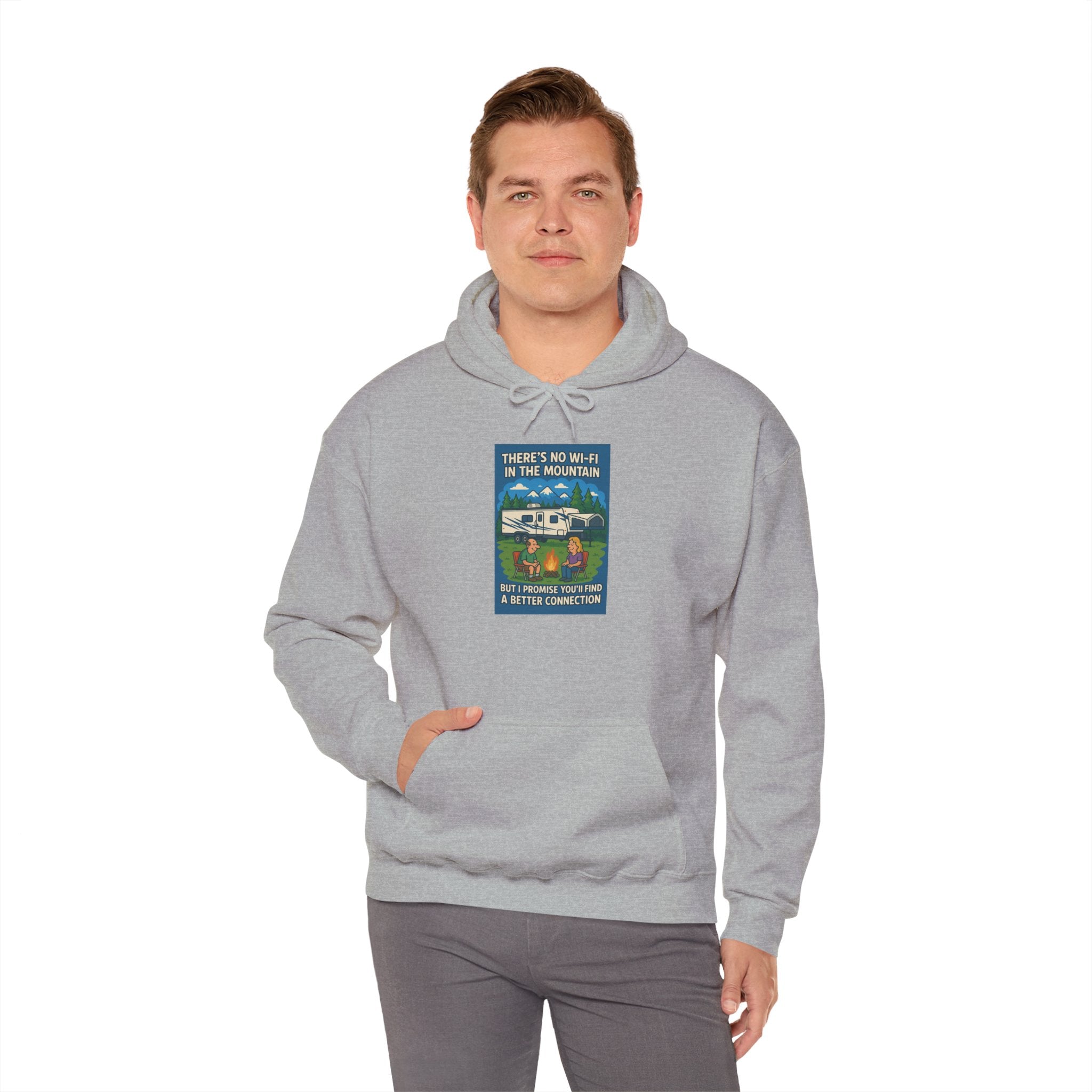 Mountain Connection Unisex Hooded Sweatshirt | Cozy Gift for Nature Lovers | Perfect for Camping, Hiking, Outdoor Adventures, and [...]
