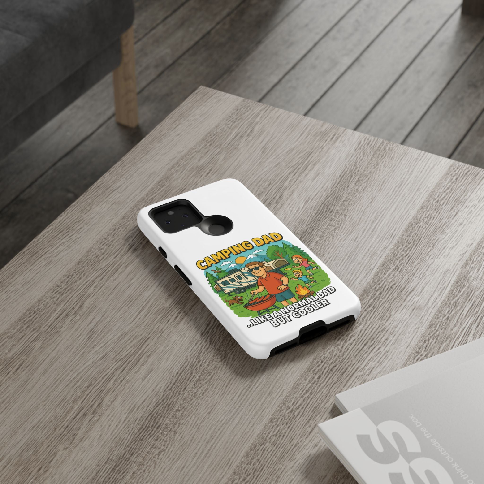 Camping Dad Phone Case - Unique Tough Cover for Outdoor Dads